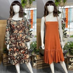 Vintage Bohemian Dress Set